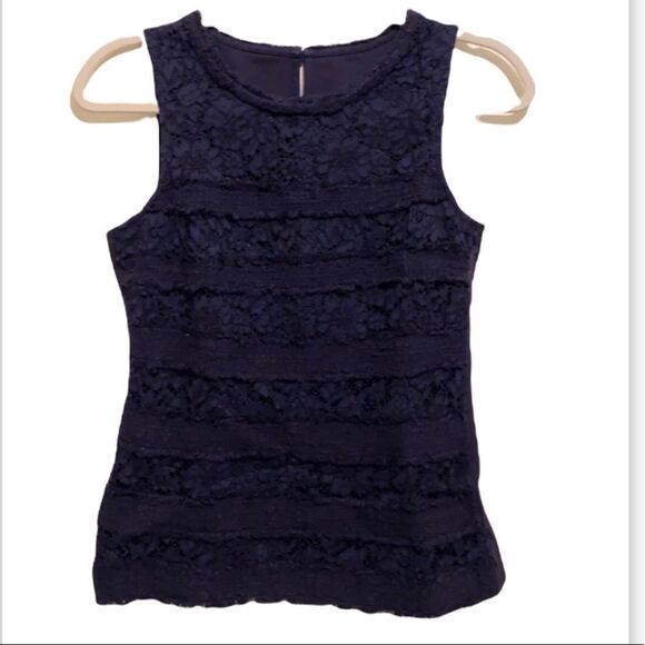 J. Crew Navy Blouse. - Picture 1 of 12